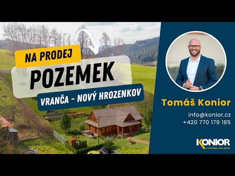 Video Stavební pozemek na Vranči, Nový Hrozenkov