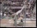Olga Korbut. Gymnastics History. Uneven Bars