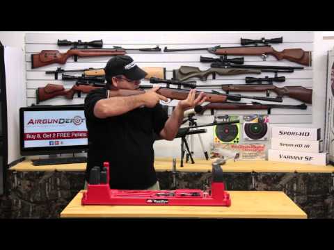 .25 cal airgun - Please scroll down for more information and links to the products used in this video: The Hatsan Striker 1000x Vortex is Hatsan's entry level airgun using th...