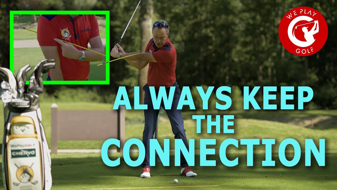 Improve your GOLF SWING: keep the connection in the downswing