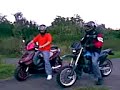 Aprilia SR vs. Husqvarna SMS Aprilia SR vs. Husqvarna SMS