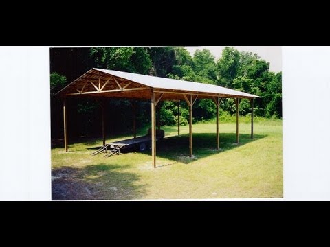 Open Pole Barn Plans