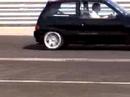 Daihatsu Charade GTti 0-60 run TRAX 2004