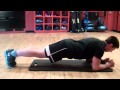 Intermediate Plank - Lie on your stomach with your upper body propped up on your elbows and activate your core muscles. Next, lift your abdomen off the ground so that you are supported only by your elbows and feet. Make sure that you keep your trunk in a straight line to prevent your hips and abdomen from sagging. Hold this position.