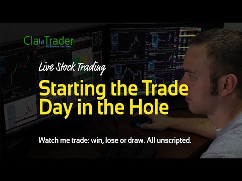 Live Stock Trading – Starting the Trade Day in the Hole