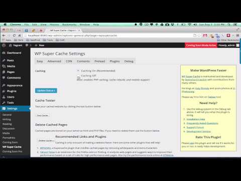 how to remove wp super cache