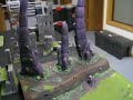Blue Table Painting- Tyranid and Bretonnian Display Boards Blue Table Painting- Tyranid and Bretonnian Display Boards