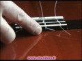 montage cordes nylon