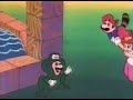 the intro scene of the super mario bros. 3 cartoon