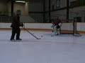 Hockey Goalie Butterfly Slide Save Drill