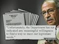 REP JOHN CONYERS SUBPOENAES THE JUSTICE DEPARTMENT