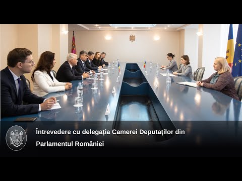 President Maia Sandu met with a delegation of the Chamber of Deputies of the Romanian Parliament