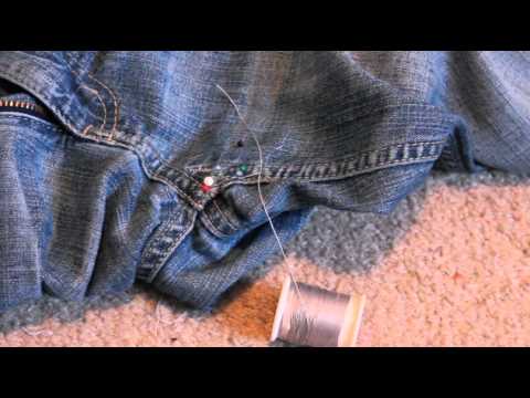 how to patch jeans with a patch