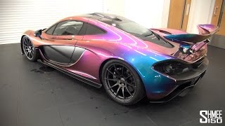 写真では捉えられない!見る角度によって色が変わるMcLaren P1