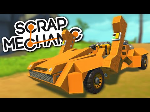 Как в scrap mechanic сделать машину простую Как в scrap mechanic сделать машину простую