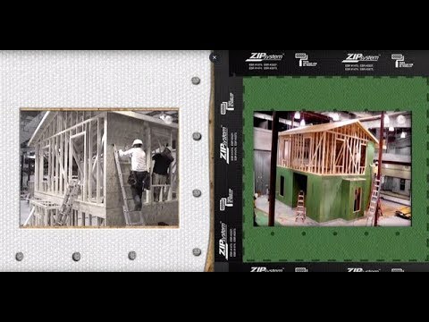 ZIP System™ tape installs 40% faster than housewrap.