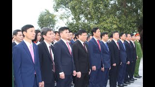 Đoàn đại biểu Thành uỷ - HĐND - UBND - UBMTTQ, các đoàn thể, lực lượng vũ trang thành phố dâng hương tưởng niệm anh hùng liệt sỹ