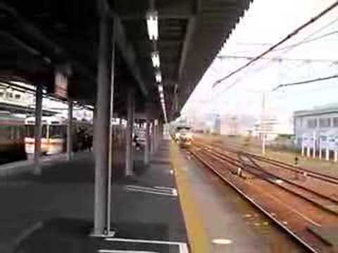 寝台特急富士（上り）島田駅通過