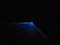 Blue Laser Pointer Aurora time tunnel