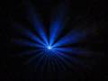 Blue Laser Pointer Aurora time tunnel