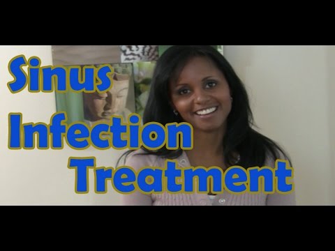 how to drain sinus infection