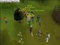 Runescape Jagex mod pwning bots at flax feilds!