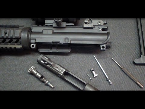 How to Disassemble (field strip) and Reassemble the AR-15 Rifle
