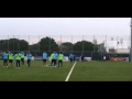 Miro Klose giving advices to 17-year old Antonio Rozzi