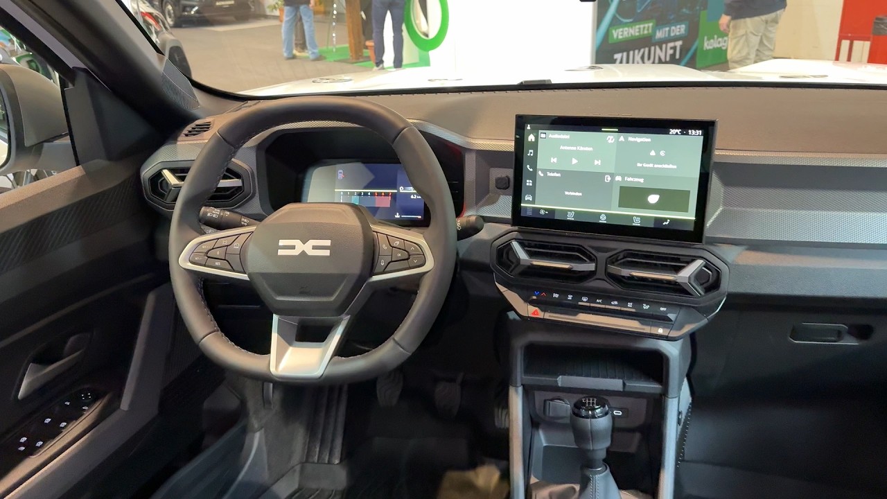 DACIA DUSTER Expression 2026 UPDATED model - INTERIOR details LUMBAR SUPPORT, manual transmission