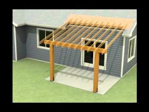 how to attach overhang to house