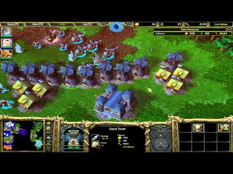 how to harvest lumber with undead in warcraft 3