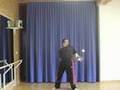 3, 5, 7, balles, jonglage et mouvement. balls juggling