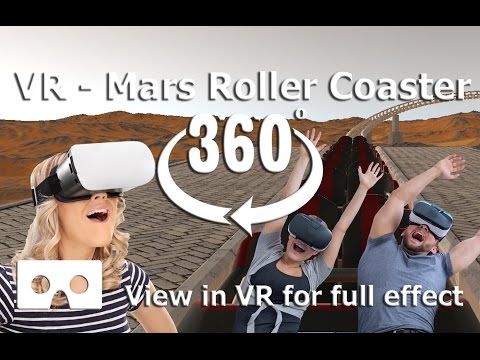 360 Video - VR Mars Roller Coaster - Experience the excitement of a VR 4K video on Mars - YouTube