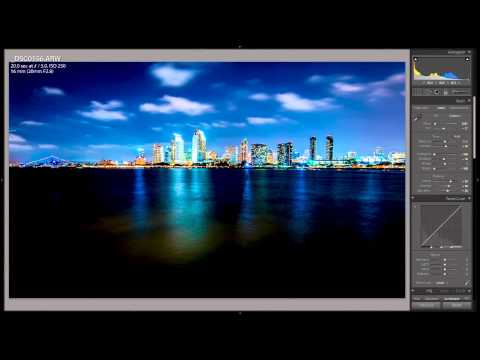 Night time landscape photography at Coronado Island in San Diego