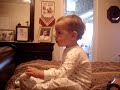 This video shows (about 11 seconds in) one of the earliest symptoms that appeared when our son Connor developed OMS caused by Neuroblastoma-eye jerks that looked like he was being shocked. Opsoclonus Myoclonus Syndrome is caused by a neuroblastoma, a cancerous tumor, or a virus. It is thought that antibodies in the immune system designed to fight off the tumor or virus end up attacking the brain as well. In Connor's case-these shock-like eye spasms were our first clue to his tumor.