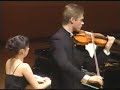 Geigenvirtuose Tymur Melnyk Brahms Sonata 3/4 Risa Yasuda