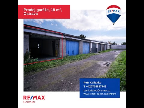 Video Prodej Garáž 18 m2, Na Baranovci, Slezská Ostrava