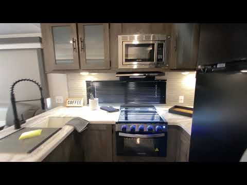 Thumbnail for The 27RK Wildwood features a spacious rear kitchen! Check out some of these stand out features. Video