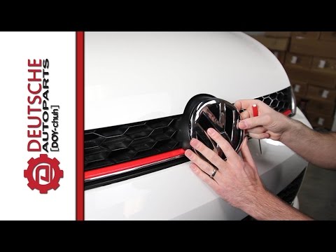 How to (DIY) Install a Black Front Logo on your MK7 Golf or GTI