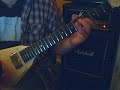 ! firing up the Gibson Flying V !