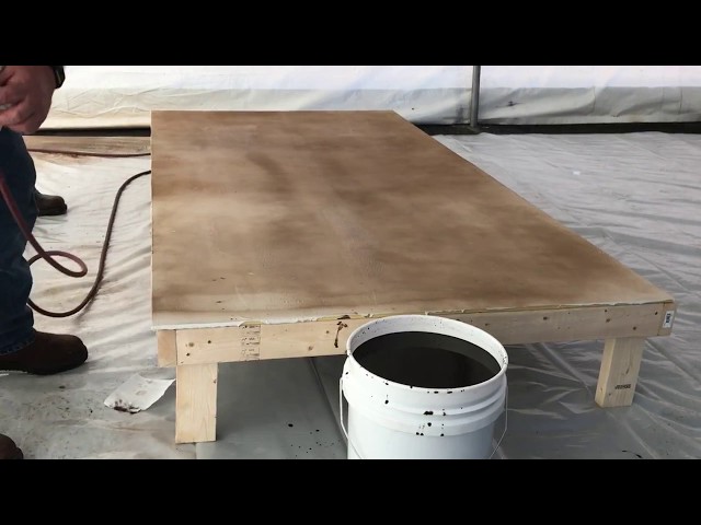 Concrete stain. How to stain concrete floor with water based stain