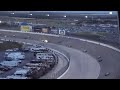 Indy sparks going over tunnel at Texas Motor Speedway 2008