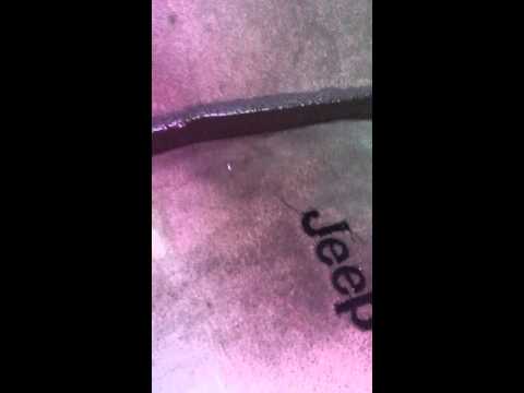 how to fix jeep commander sunroof leak