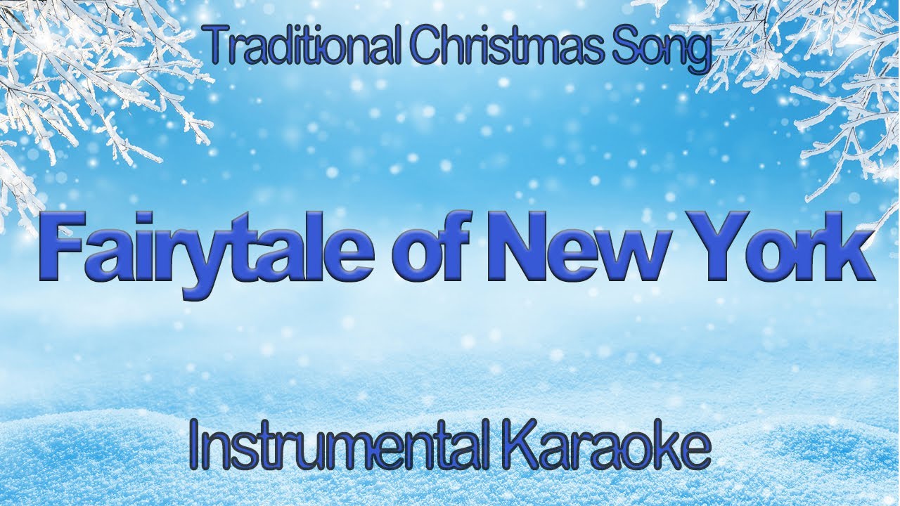 Fairytale of New York Pogues Kirsty MacColl Christmas Karaoke Instrumental Cover with Lyrics