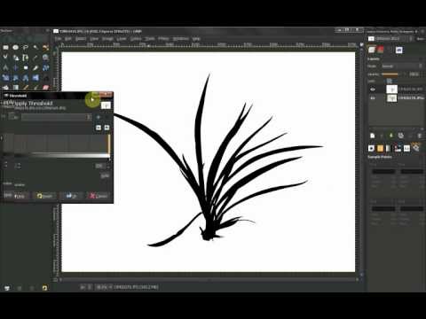 how to isolate image in gimp