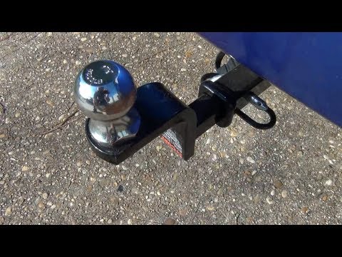 how to install hitch ball