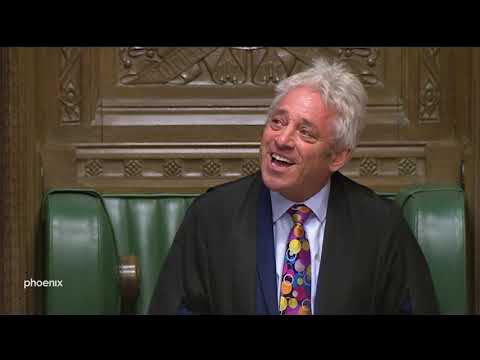Britischer Parlamentssprecher John Bercow kündigt Rüc ...