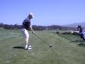 My great  300+ yard drive at Pebble Beach