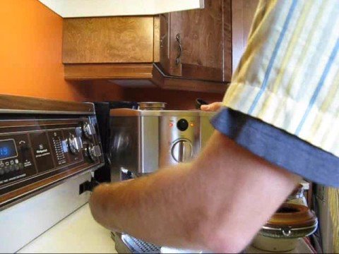 Brewing with a Breville Cafe Roma Espresso Machine