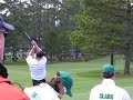 2009 Masters Golf: Greg Norman 3rd tee